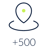 Pick-up points (to be replaced by "service locations") Icon + text (2) of Module "Car Rental // Earn more revenue by choosing from our international portfolio of car rental"