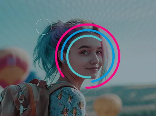 Gen Z's Travel Revolution: an image showing the smiling face of a young traveller, emphasising their role and influence in the tourism space. This image accompanies an article on the topic.