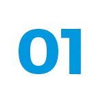 number one blue